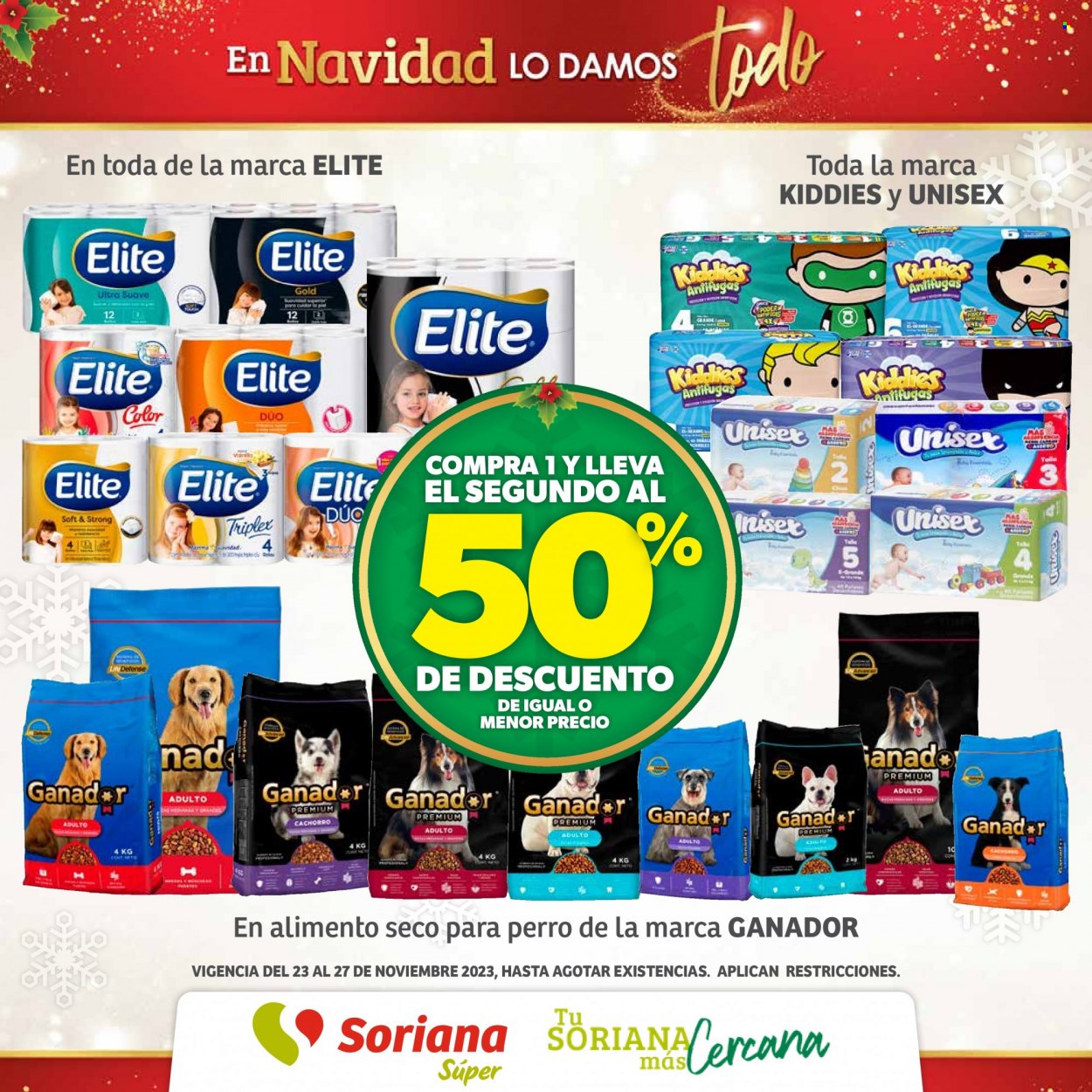 Catálogo Soriana Súper - 23.11.2023 - 27.11.2023. Página 1