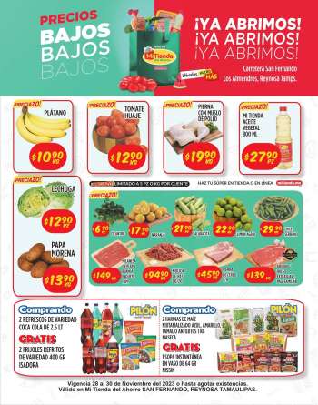 Folleto actual Mi Tienda de Ahorro - 28.11.2023 - 30.11.2023.