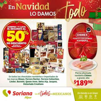 Folleto actual Soriana Híper - 30.11.2023 - 14.12.2023.