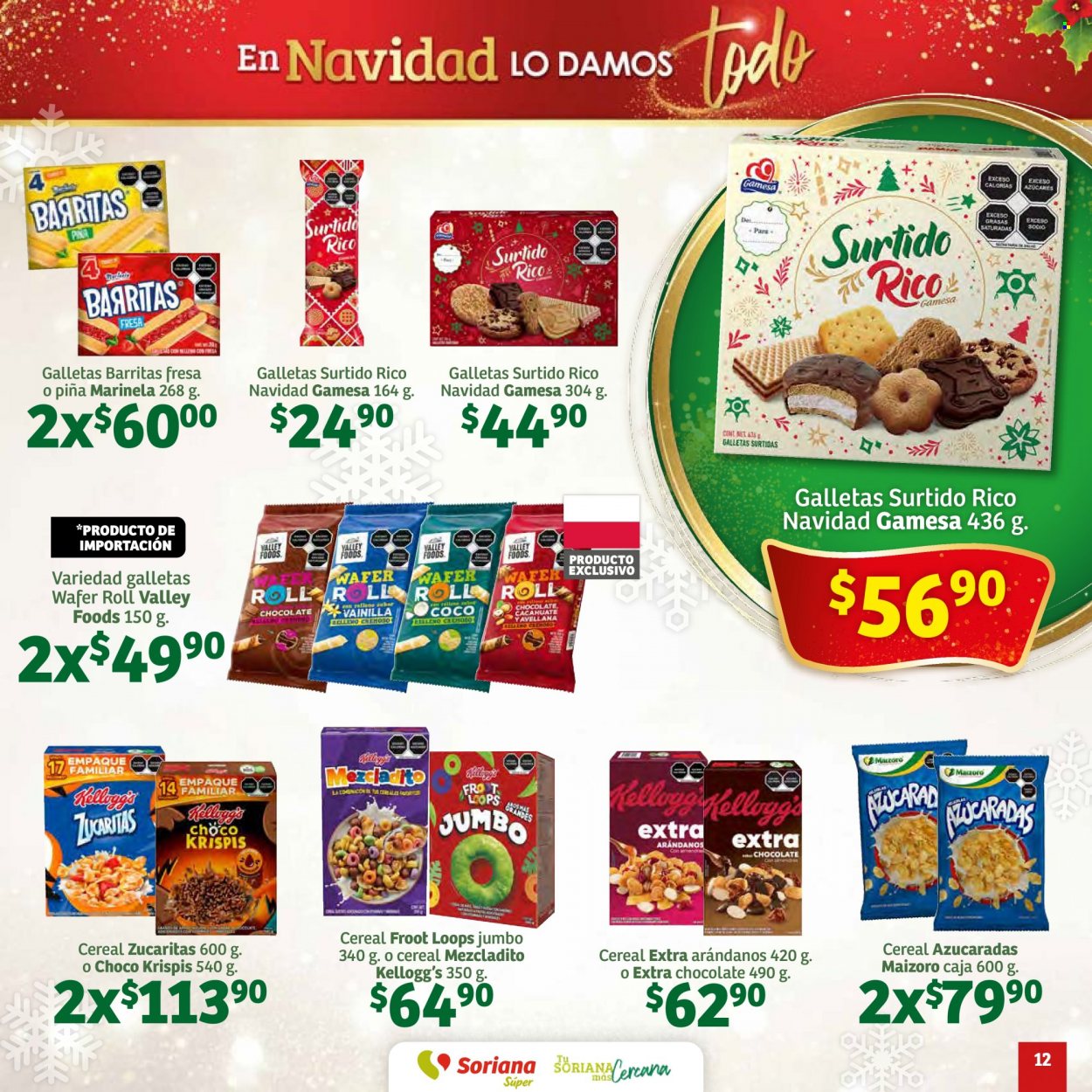 Catálogo Soriana Súper - 30.11.2023 - 14.12.2023. Página 12