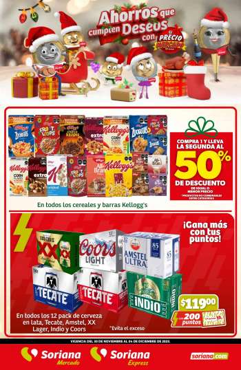 Folleto actual Soriana - 30.11.2023 - 4.12.2023.