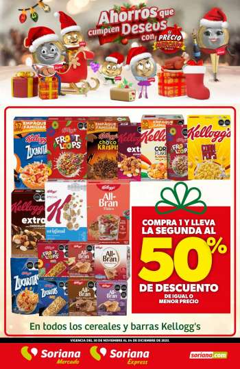 Folleto actual Soriana - 30.11.2023 - 4.12.2023.