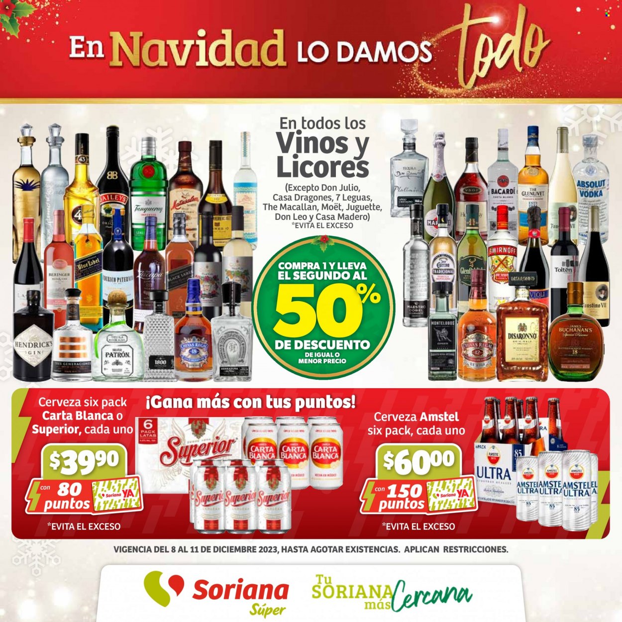 Catálogo Soriana Súper - 8.12.2023 - 11.12.2023. Página 1