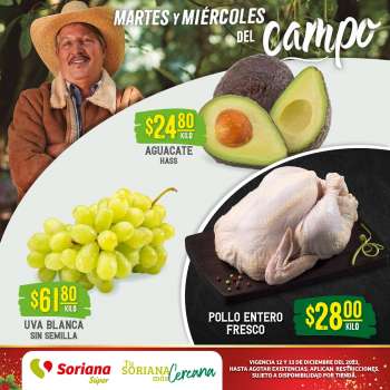 Folleto actual Soriana Súper - 12.12.2023 - 13.12.2023.