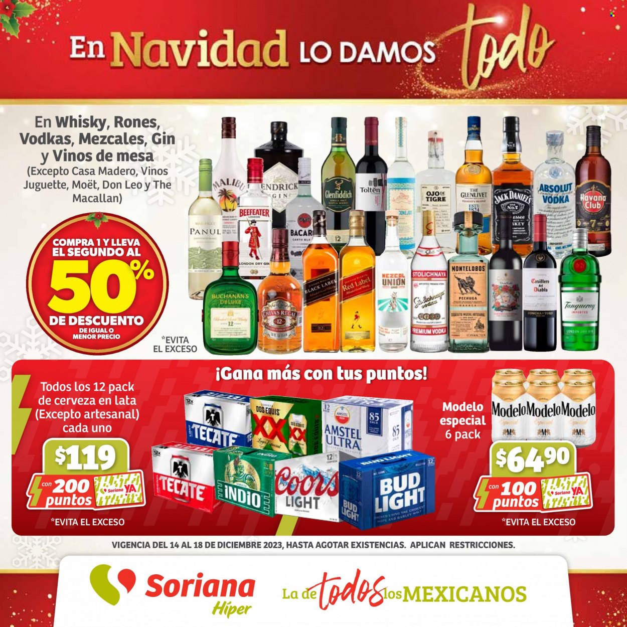 Catálogo Soriana Híper - 14.12.2023 - 18.12.2023. Página 1