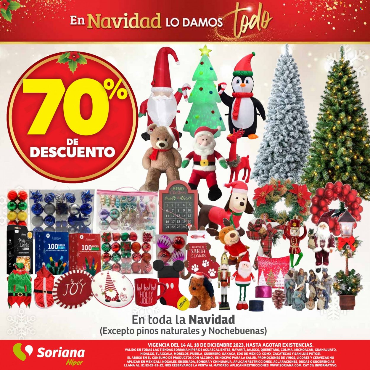 Catálogo Soriana Híper - 14.12.2023 - 18.12.2023. Página 16