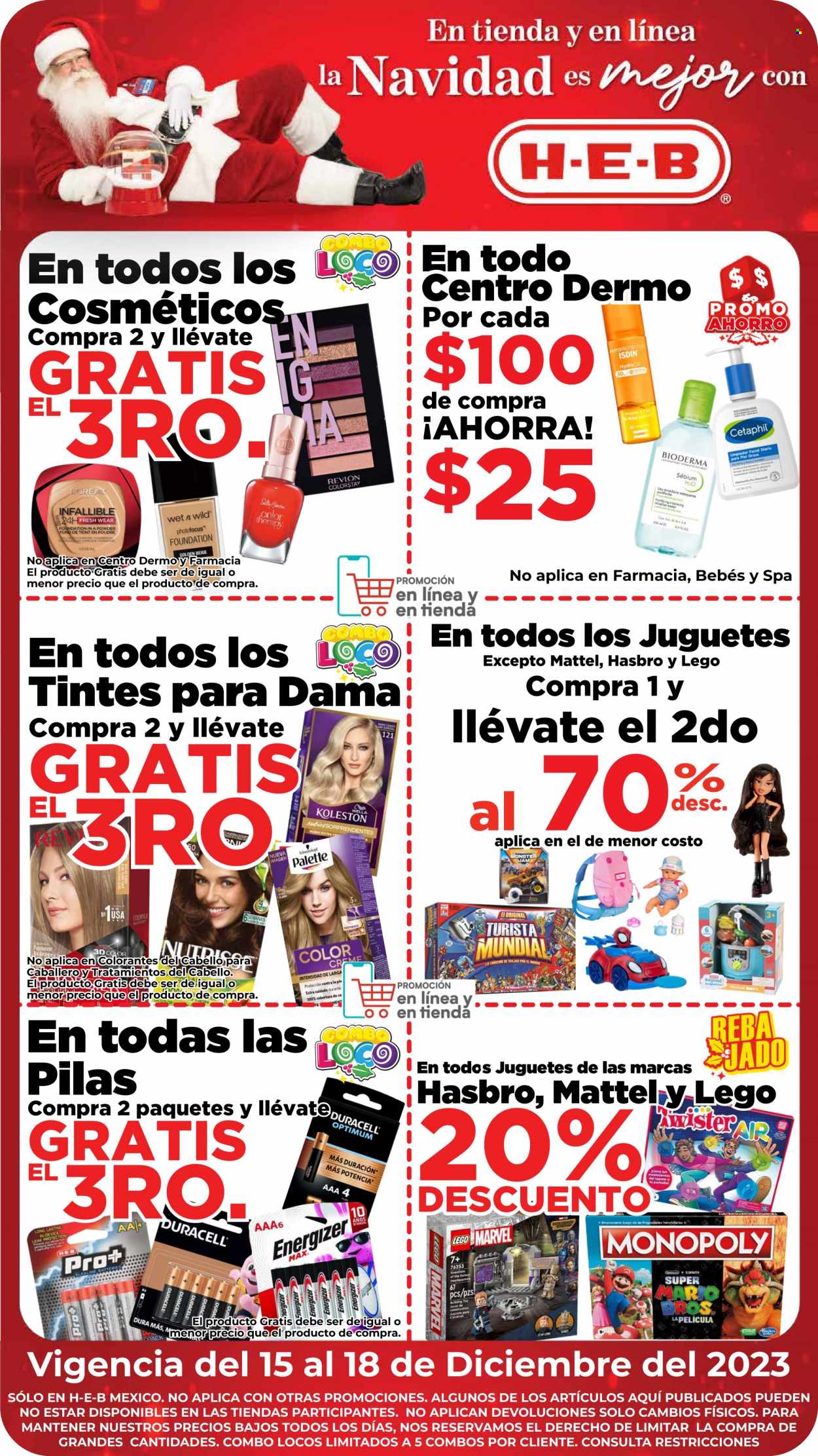 Catálogo H-E-B - 15.12.2023 - 18.12.2023. Página 1