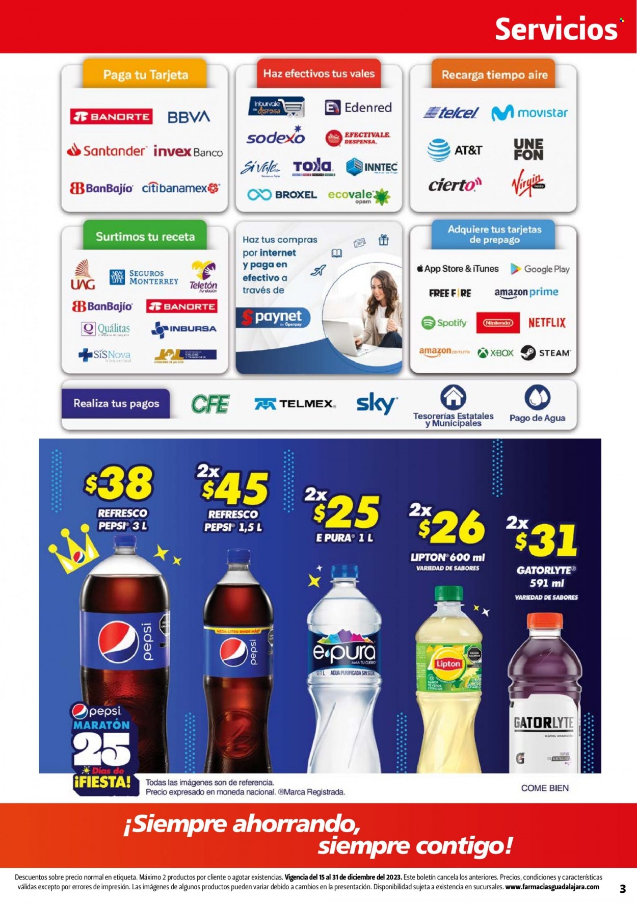 Catálogo Farmacias Guadalajara - 15.12.2023 - 31.12.2023. Página 3