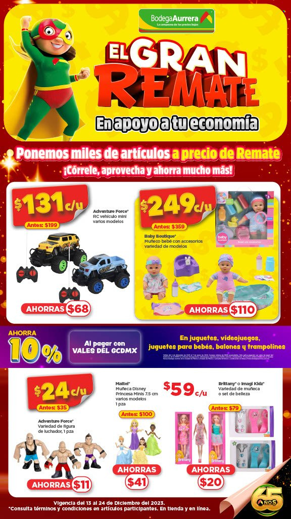 Catálogo Bodega Aurrerá - 13.12.2023 - 24.12.2023. Página 1