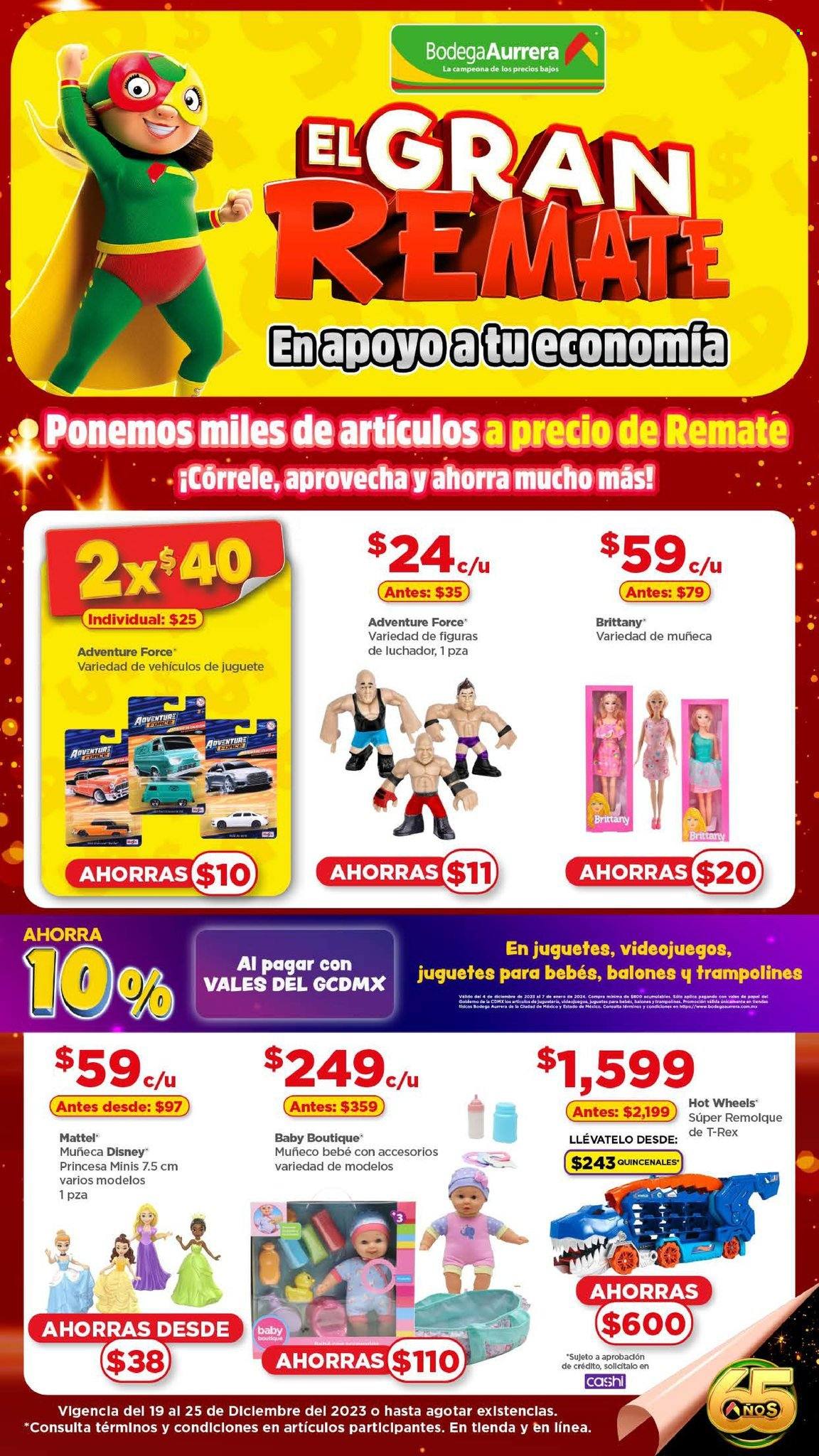 Catálogo Bodega Aurrerá - 19.12.2023 - 25.12.2023. Página 1