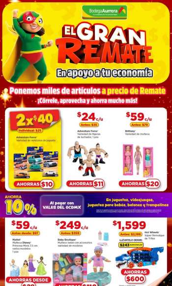 Folleto actual Bodega Aurrerá - 19.12.2023 - 25.12.2023.
