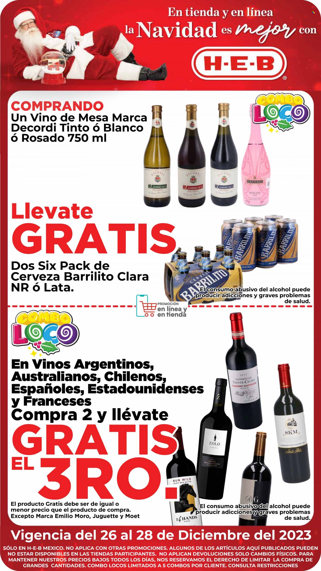 Catálogo H-E-B - 26.12.2023 - 28.12.2023. Página 1