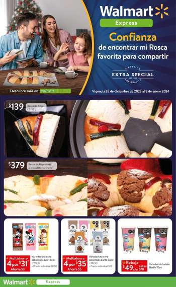 Folleto actual Walmart Express - 25.12.2023 - 8.1.2024.