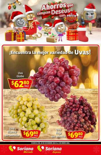 Folleto actual Soriana - 28.12.2023 - 1.1.2024.
