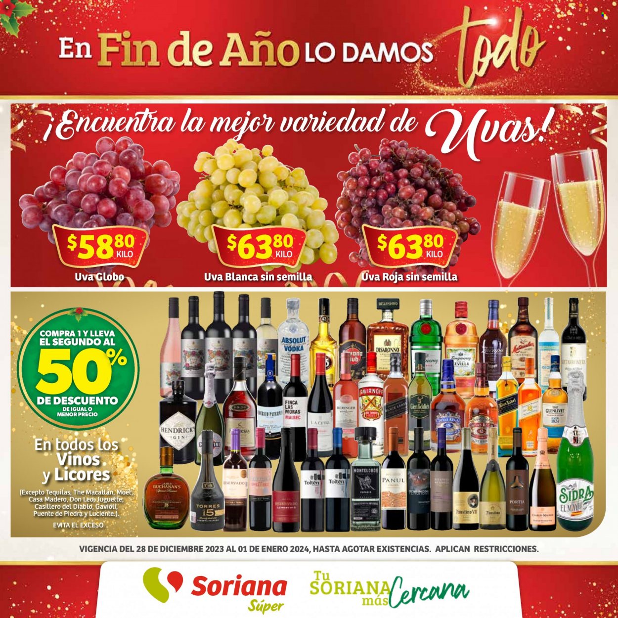 Catálogo Soriana Súper - 28.12.2023 - 1.1.2024. Página 1