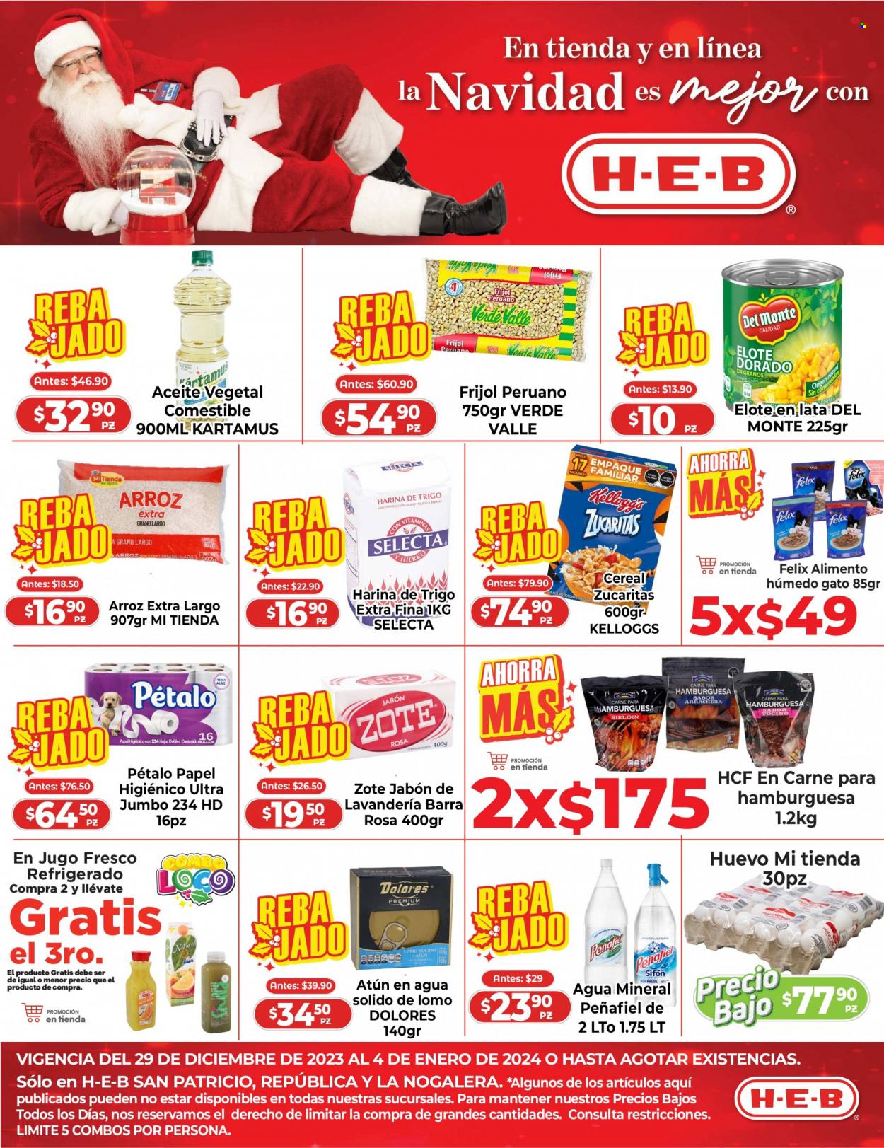 Catálogo H-E-B - 29.12.2023 - 4.1.2024. Página 1