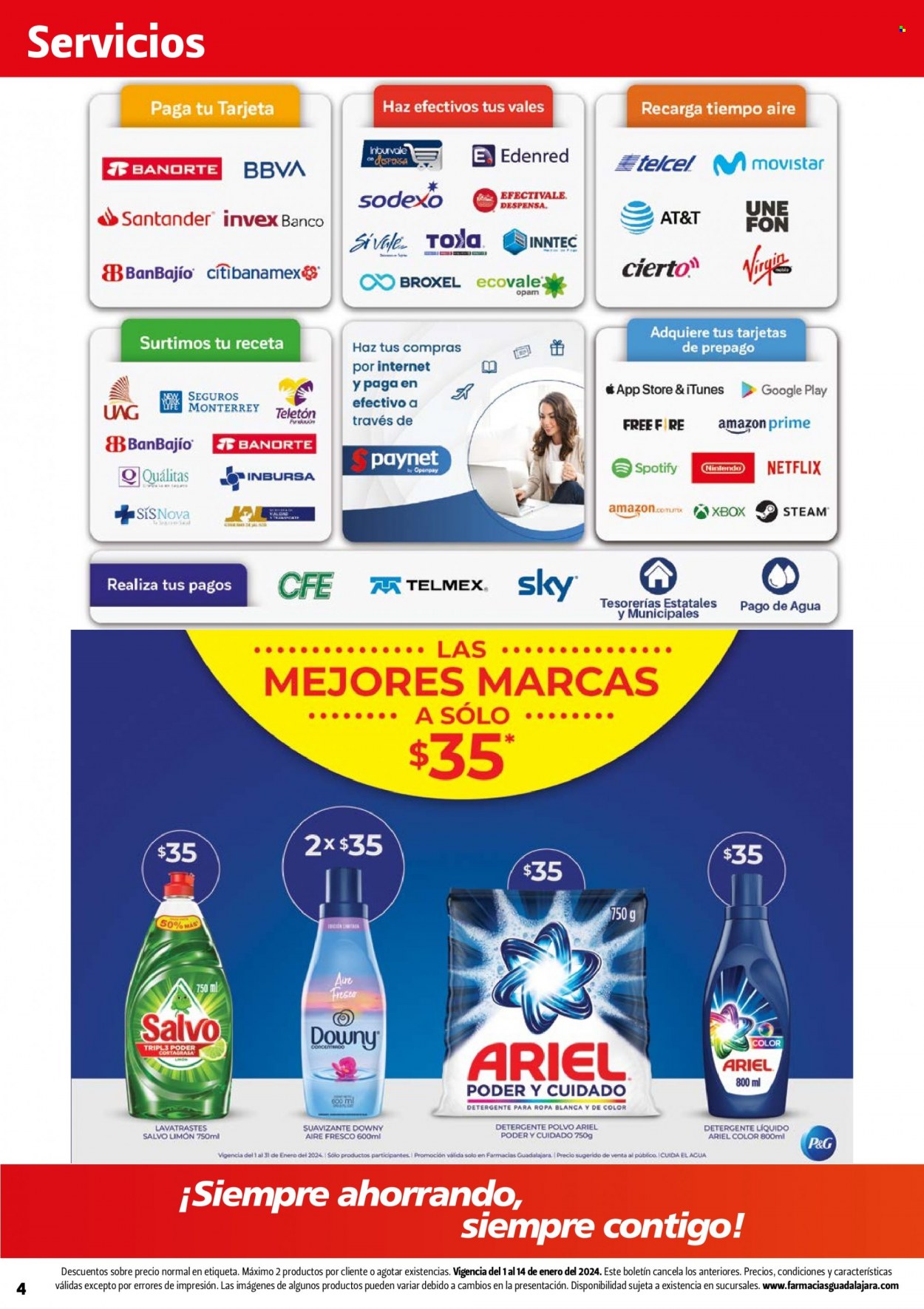 Catálogo Farmacias Guadalajara - 1.1.2024 - 14.1.2024. Página 4