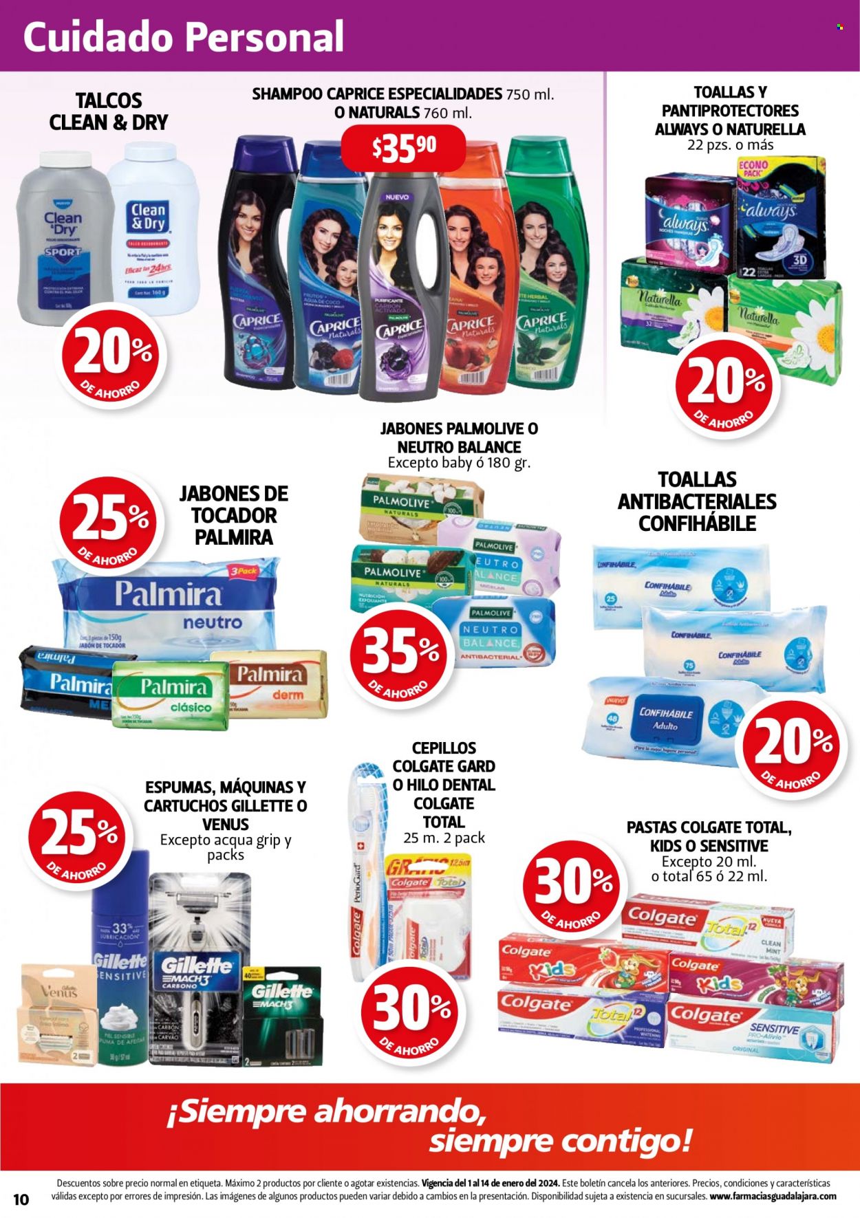 Catálogo Farmacias Guadalajara - 1.1.2024 - 14.1.2024. Página 10