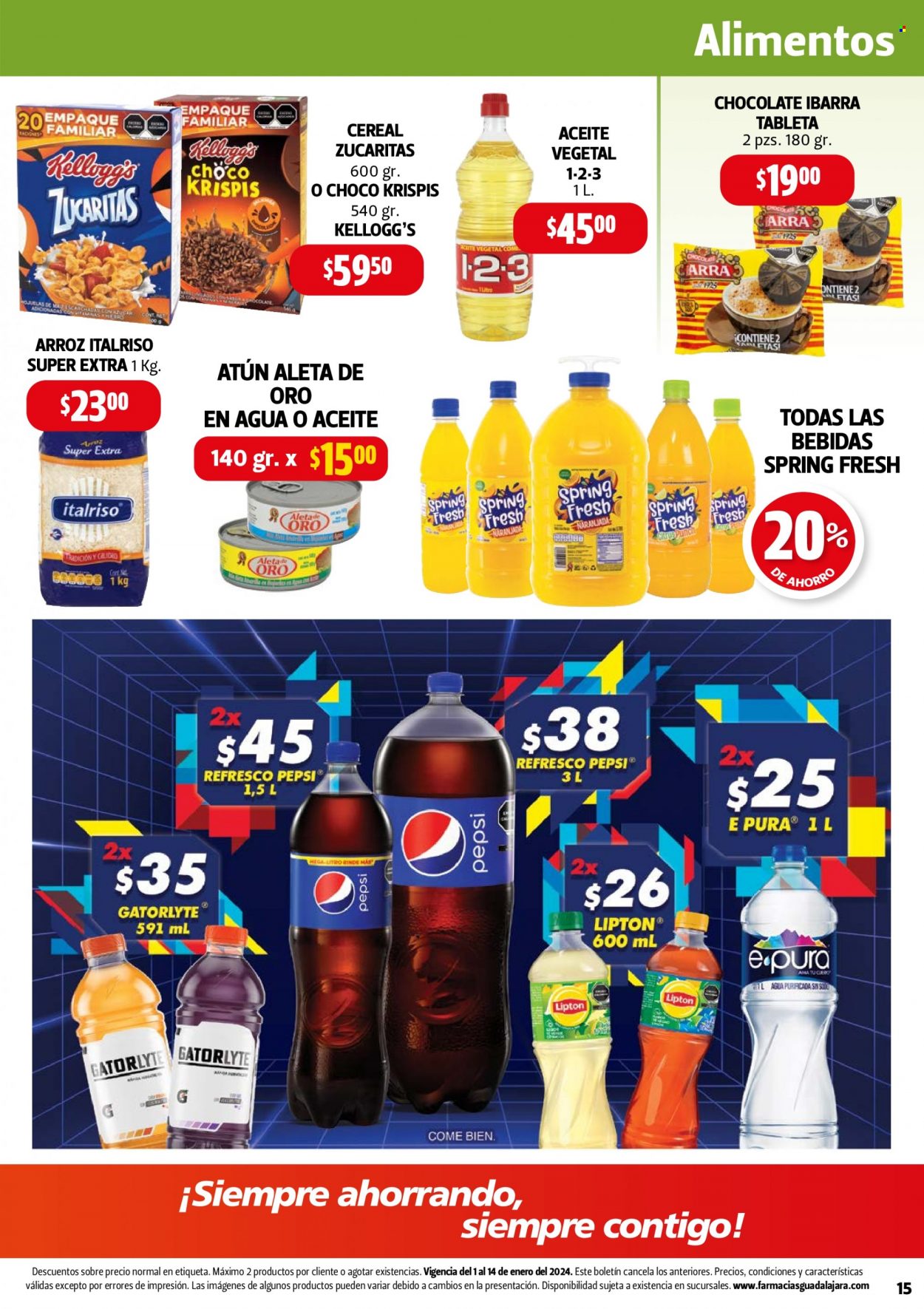 Catálogo Farmacias Guadalajara - 1.1.2024 - 14.1.2024. Página 15