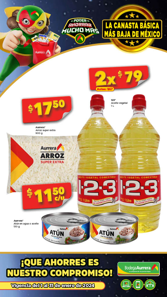 Catálogo Bodega Aurrerá - 1.1.2024 - 31.1.2024. Página 1