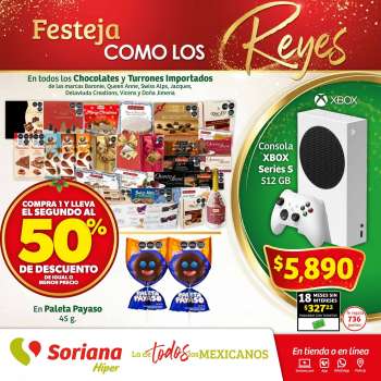Folleto actual Soriana Híper - 1.1.2024 - 6.1.2024.