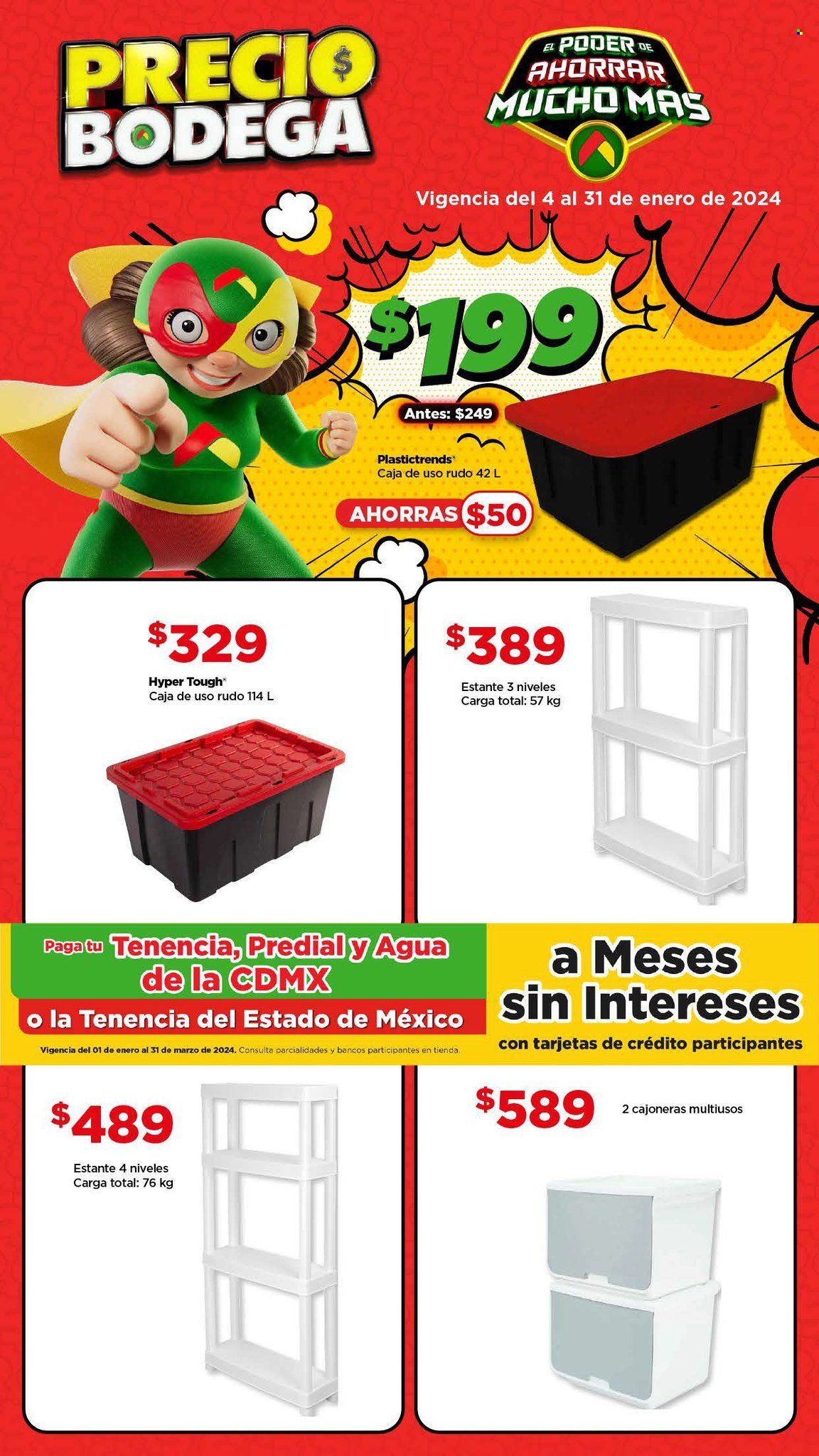 Catálogo Bodega Aurrerá - 4.1.2024 - 31.1.2024. Página 12