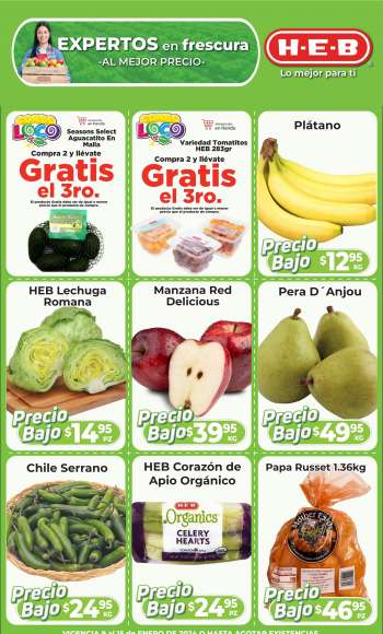 Folleto actual H-E-B - 9.1.2024 - 15.1.2024.