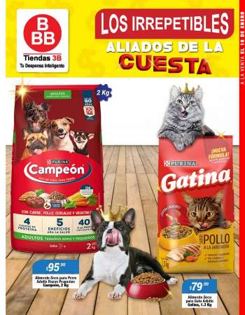 Folleto actual Tiendas 3B - 1.1.2024 - 31.1.2024.