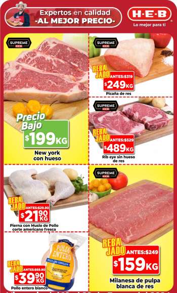 Folleto actual H-E-B - 19.1.2024 - 22.1.2024.