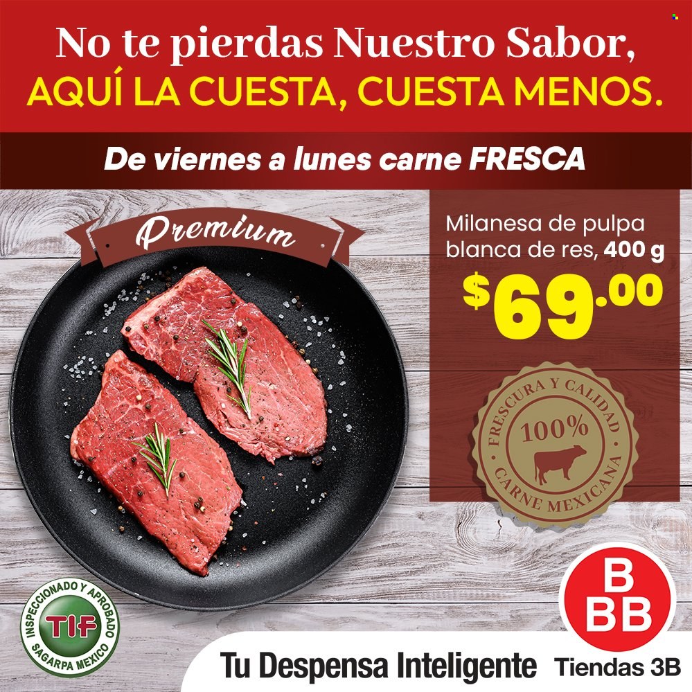Catálogo Tiendas 3B. Página 1