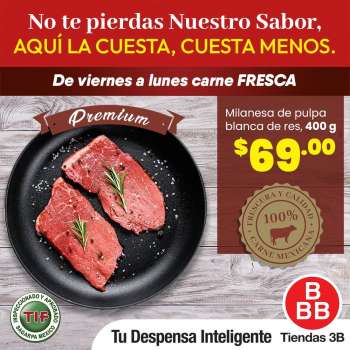 Folleto actual Tiendas 3B.