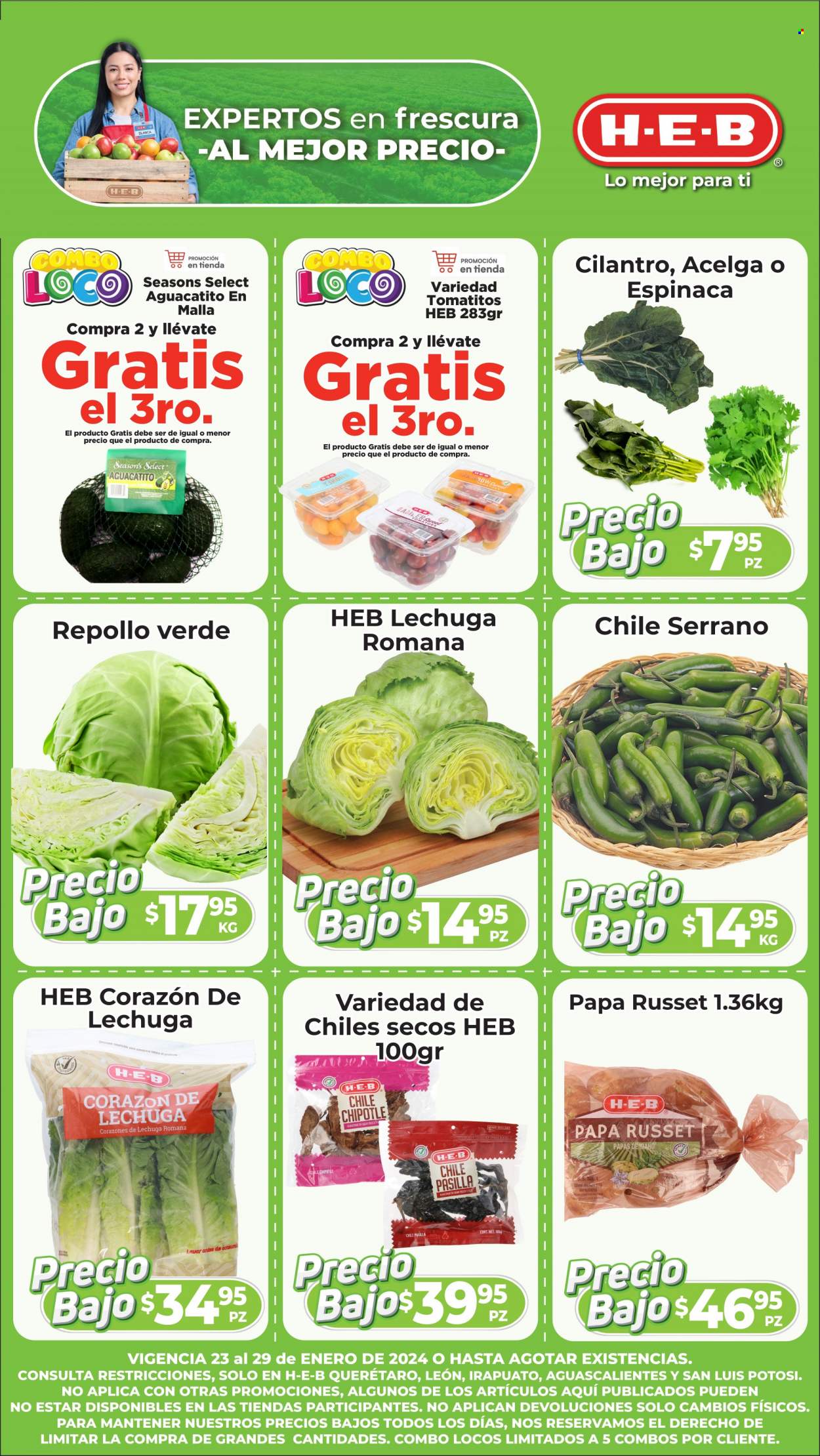 Catálogo H-E-B - 23.1.2024 - 29.1.2024. Página 1