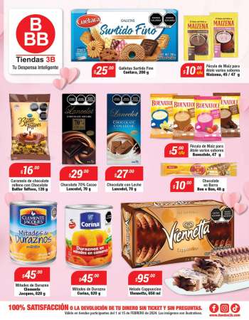 Folleto actual Tiendas 3B - 1.2.2024 - 15.2.2024.