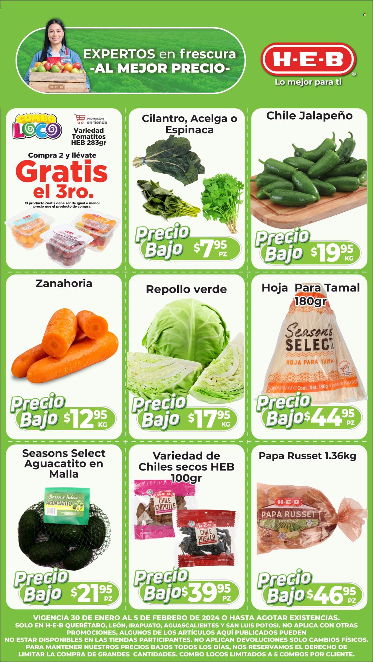 Catálogo H-E-B - 30.1.2024 - 5.2.2024. Página 1