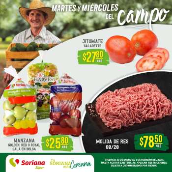 Folleto actual Soriana Súper - 30.1.2024 - 1.2.2024.