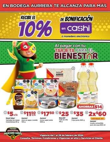 Folleto actual Bodega Aurrerá - 1.2.2024 - 29.2.2024.