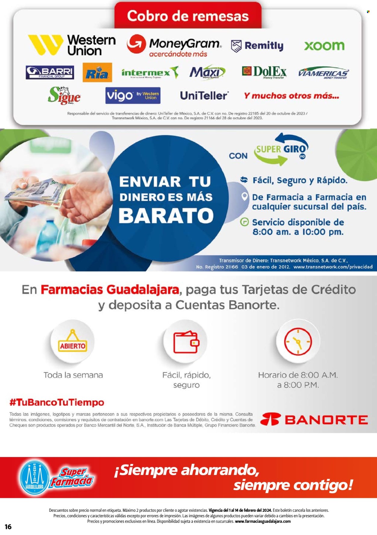 Catálogo Farmacias Guadalajara - 1.2.2024 - 14.2.2024. Página 16