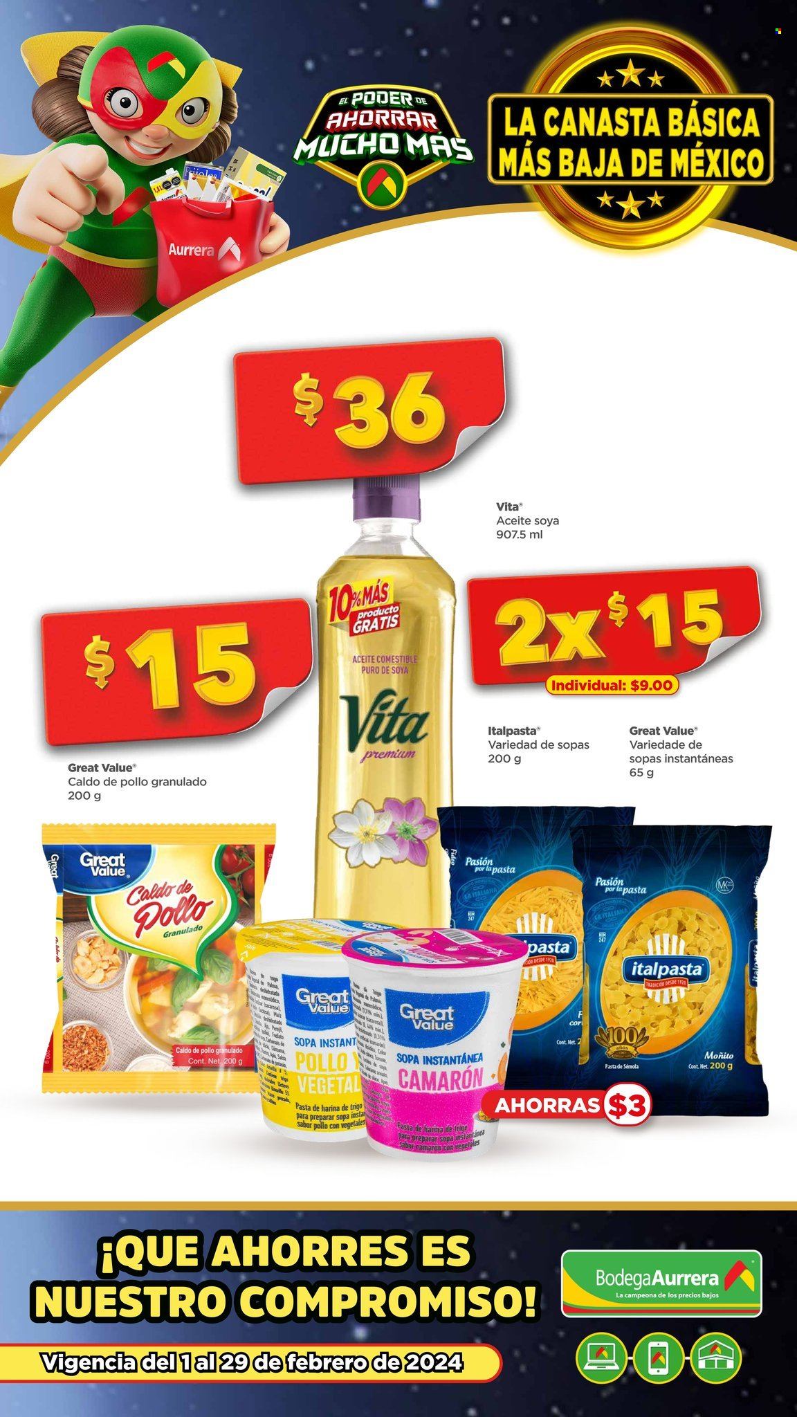 Catálogo Bodega Aurrerá - 1.2.2024 - 29.2.2024. Página 1