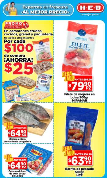 Folleto actual H-E-B - 16.2.2024 - 19.2.2024.