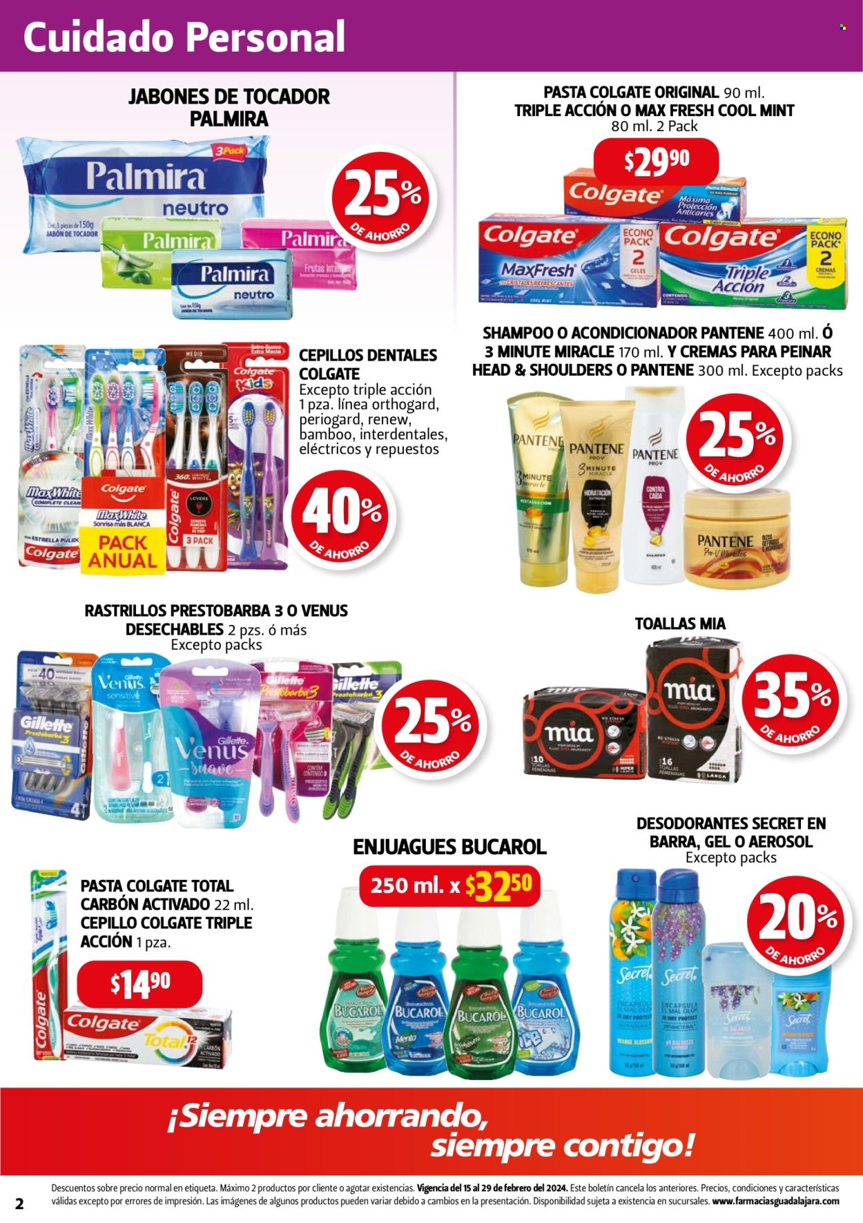 Catálogo Farmacias Guadalajara - 15.2.2024 - 29.2.2024. Página 2