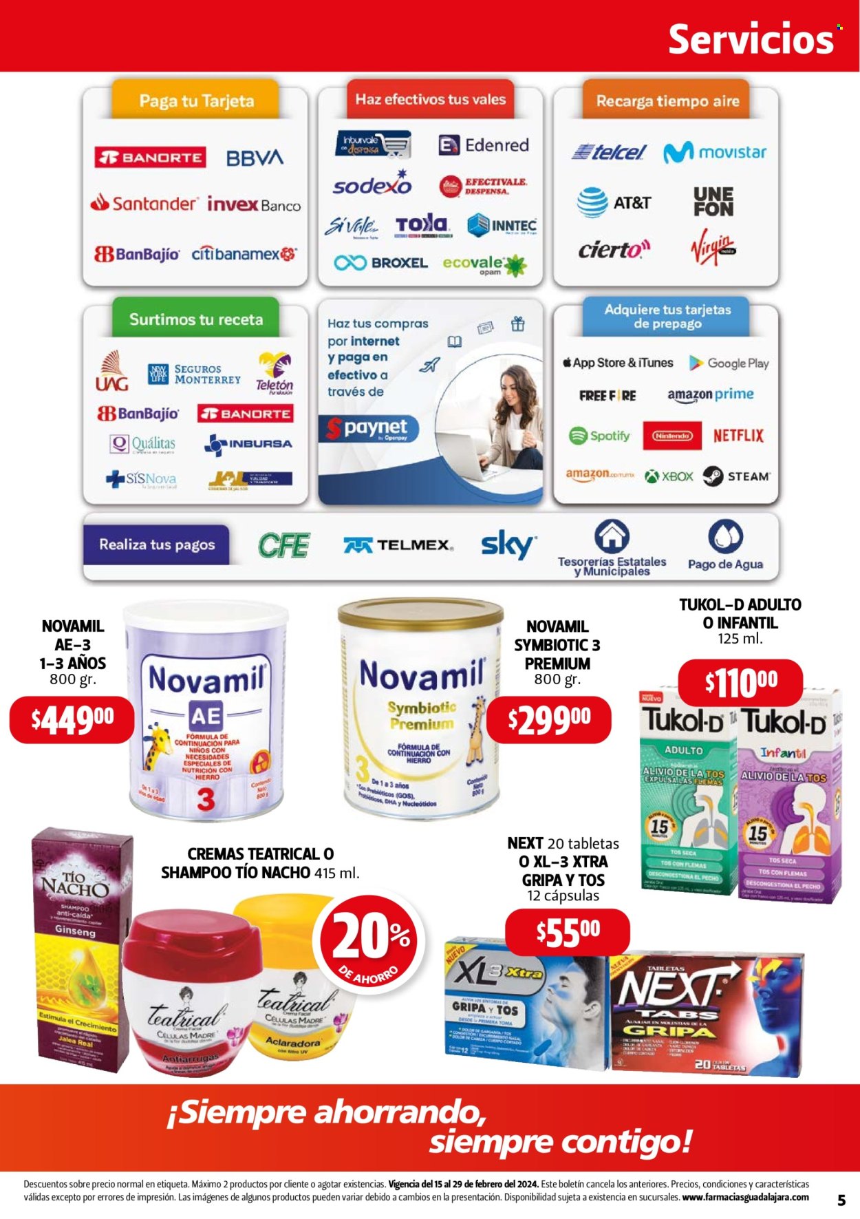 Catálogo Farmacias Guadalajara - 15.2.2024 - 29.2.2024. Página 5