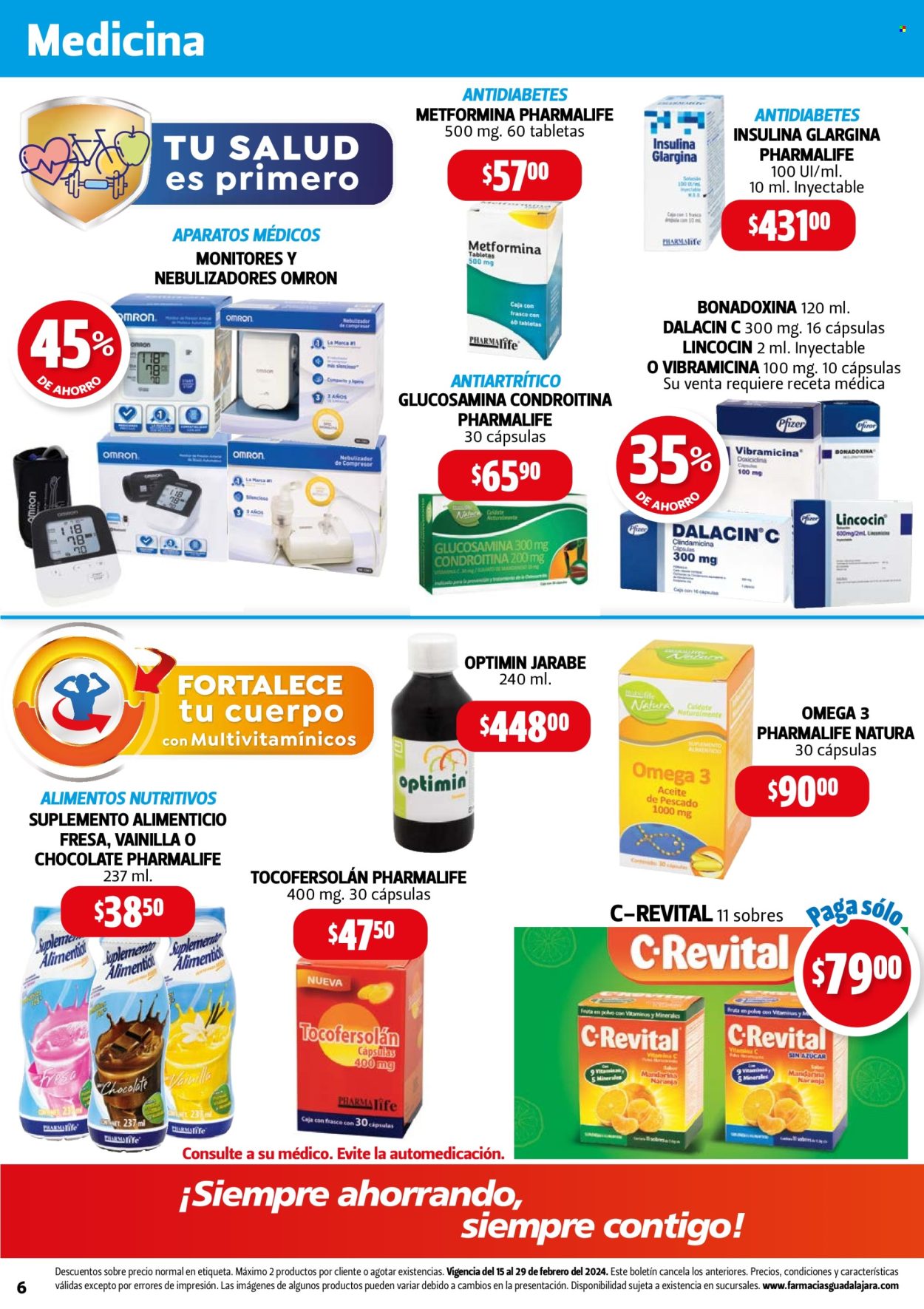 Catálogo Farmacias Guadalajara - 15.2.2024 - 29.2.2024. Página 6