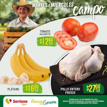 Folleto actual Soriana Súper - 20.2.2024 - 21.2.2024.