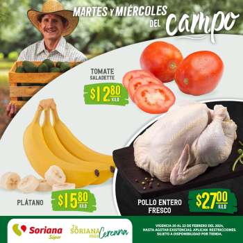Folleto actual Soriana Súper - 20.2.2024 - 22.2.2024.