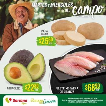 Folleto actual Soriana Súper - 27.2.2024 - 29.2.2024.