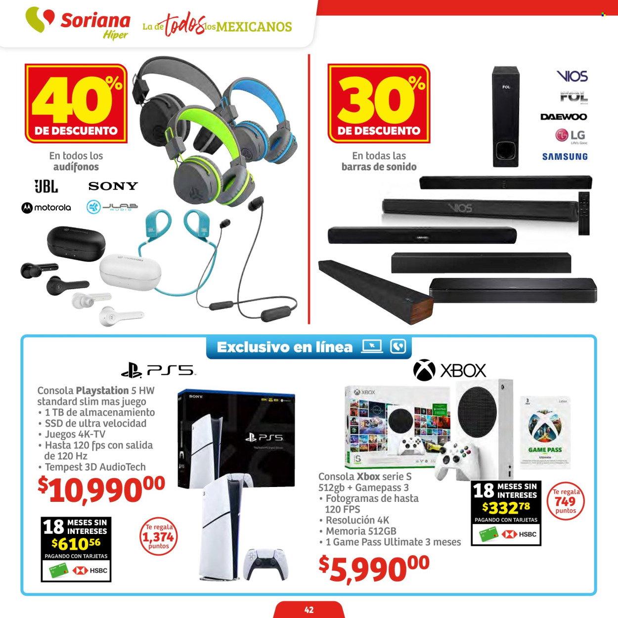 Catálogo Soriana Híper - 28.2.2024 - 13.3.2024. Página 42