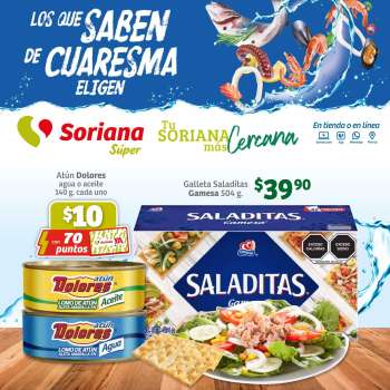 Folleto actual Soriana Súper - 28.2.2024 - 13.3.2024.
