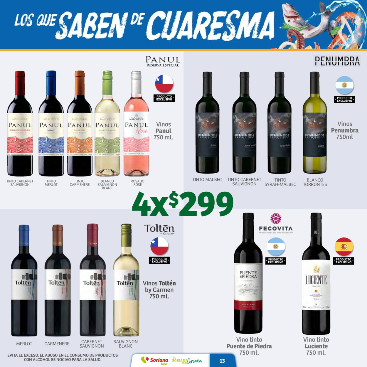 Catálogo Soriana Súper - 28.2.2024 - 13.3.2024. Página 13