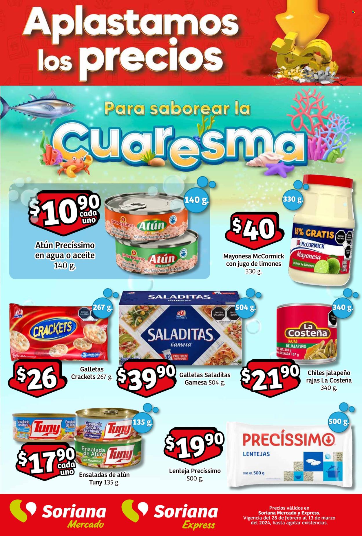 Catálogo Soriana - 28.2.2024 - 13.3.2024. Página 1