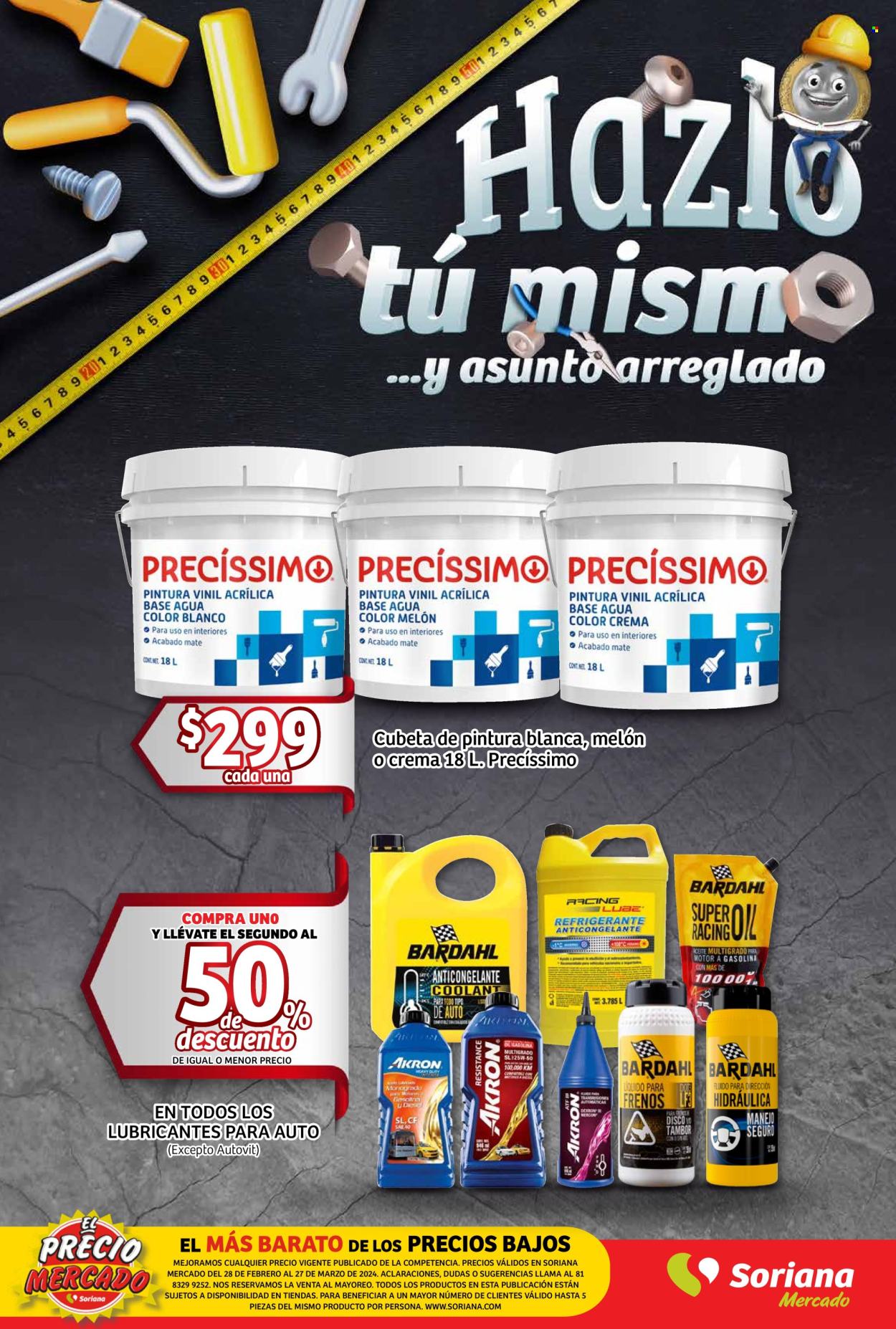 Catálogo Soriana Mercado - 28.2.2024 - 27.3.2024. Página 1